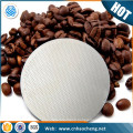 Stainless steel weave wire coffee etching filter mesh for aeropress